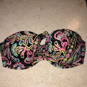 Victoria’s Secret Paisley Bandeau Bikini top